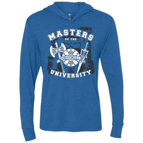 T-Shirts Vintage Royal / X-Small Masters of the University Triblend Long Sleeve Hoodie Tee