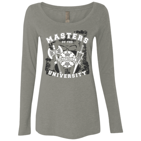 T-Shirts Venetian Grey / Small Masters of the University Women's Triblend Long Sleeve Shirt