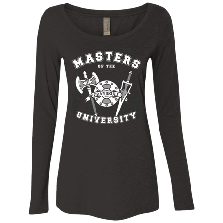 T-Shirts Vintage Black / Small Masters of the University Women's Triblend Long Sleeve Shirt