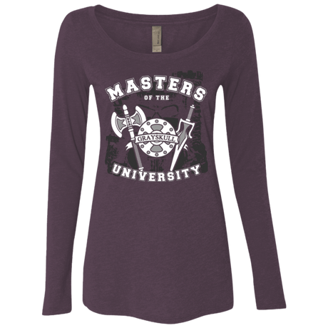 T-Shirts Vintage Purple / Small Masters of the University Women's Triblend Long Sleeve Shirt
