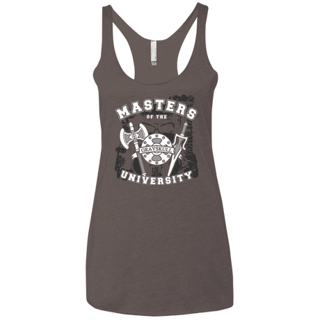 T-Shirts Macchiato / X-Small Masters of the University Women's Triblend Racerback Tank