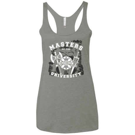 T-Shirts Venetian Grey / X-Small Masters of the University Women's Triblend Racerback Tank