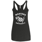 T-Shirts Vintage Black / X-Small Masters of the University Women's Triblend Racerback Tank