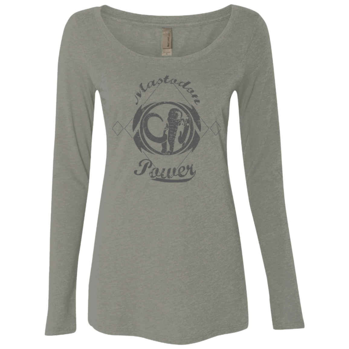 T-Shirts Venetian Grey / Small Mastodon Women's Triblend Long Sleeve Shirt