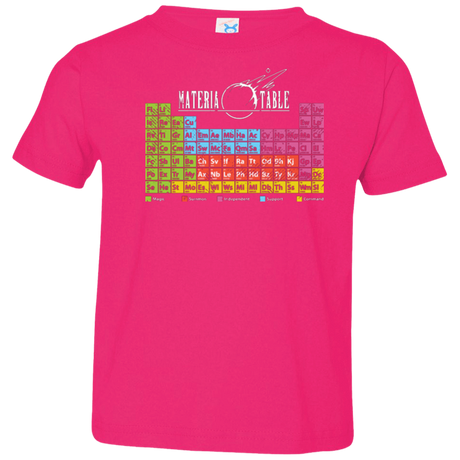 T-Shirts Hot Pink / 2T MATERIA TABLE Toddler Premium T-Shirt