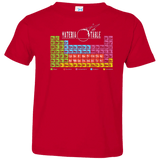 T-Shirts Red / 2T MATERIA TABLE Toddler Premium T-Shirt