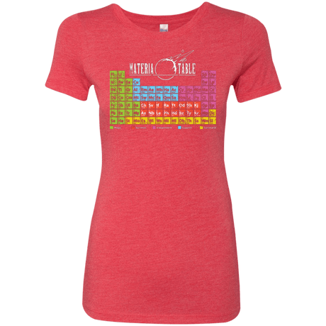 T-Shirts Vintage Red / Small MATERIA TABLE Women's Triblend T-Shirt