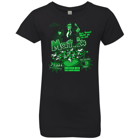 T-Shirts Black / YXS Matrix Cereal Girls Premium T-Shirt