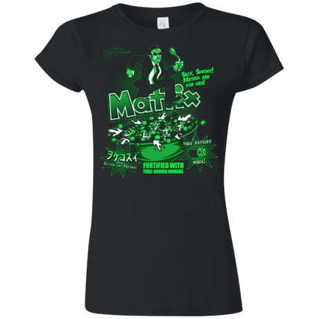 T-Shirts Black / S Matrix Cereal Junior Slimmer-Fit T-Shirt