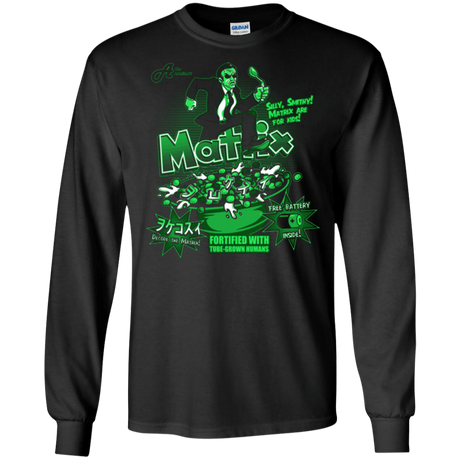 T-Shirts Black / S Matrix Cereal Men's Long Sleeve T-Shirt