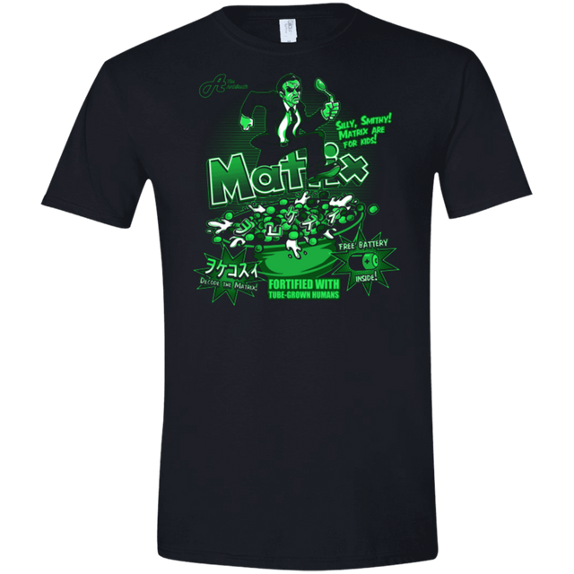 T-Shirts Black / X-Small Matrix Cereal Men's Semi-Fitted Softstyle