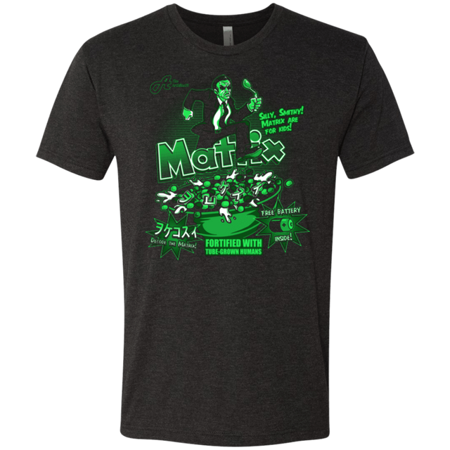 T-Shirts Vintage Black / S Matrix Cereal Men's Triblend T-Shirt