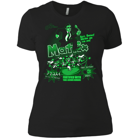 T-Shirts Black / X-Small Matrix Cereal Women's Premium T-Shirt