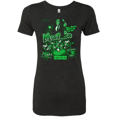 T-Shirts Vintage Black / S Matrix Cereal Women's Triblend T-Shirt