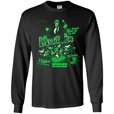 T-Shirts Black / YS Matrix Cereal Youth Long Sleeve T-Shirt