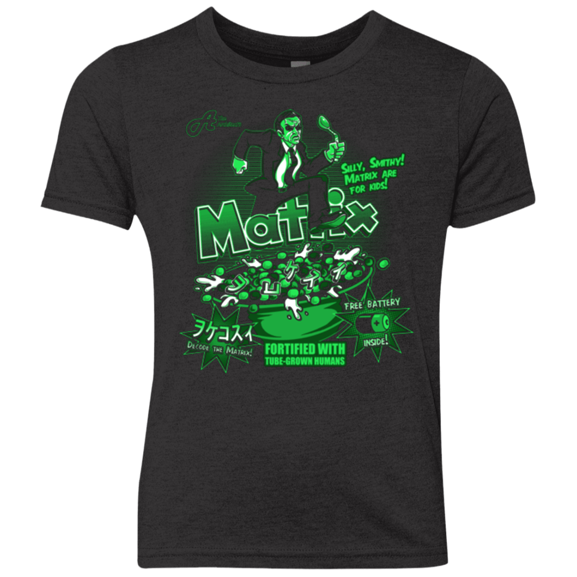 T-Shirts Vintage Black / YXS Matrix Cereal Youth Triblend T-Shirt