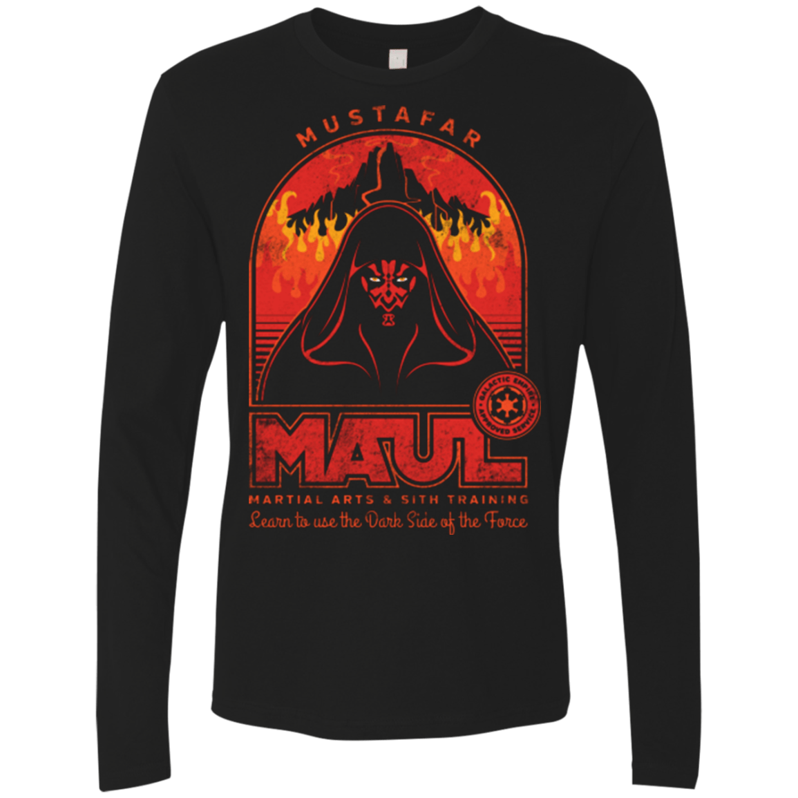 T-Shirts Black / Small Maul Martial Arts Men's Premium Long Sleeve