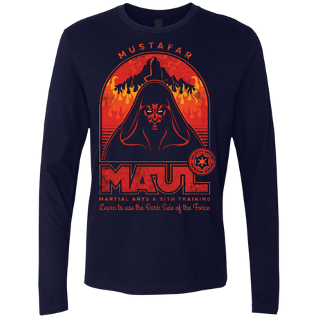 T-Shirts Midnight Navy / Small Maul Martial Arts Men's Premium Long Sleeve