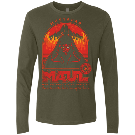 T-Shirts Military Green / Small Maul Martial Arts Men's Premium Long Sleeve