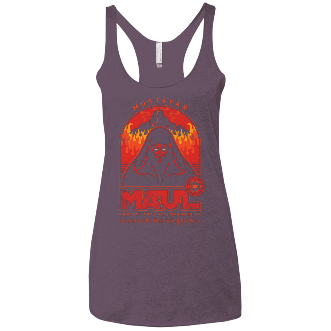 T-Shirts Vintage Purple / X-Small Maul Martial Arts Women's Triblend Racerback Tank