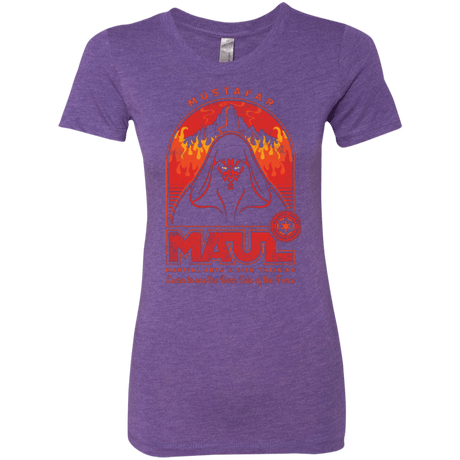 T-Shirts Purple Rush / Small Maul Martial Arts Women's Triblend T-Shirt