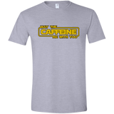 T-Shirts Sport Grey / X-Small May the Caffeine Be with You Men's Semi-Fitted Softstyle