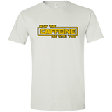T-Shirts White / X-Small May the Caffeine Be with You Men's Semi-Fitted Softstyle