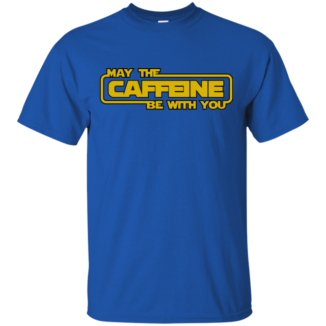 T-Shirts Royal / S May the Caffeine Be with You T-Shirt