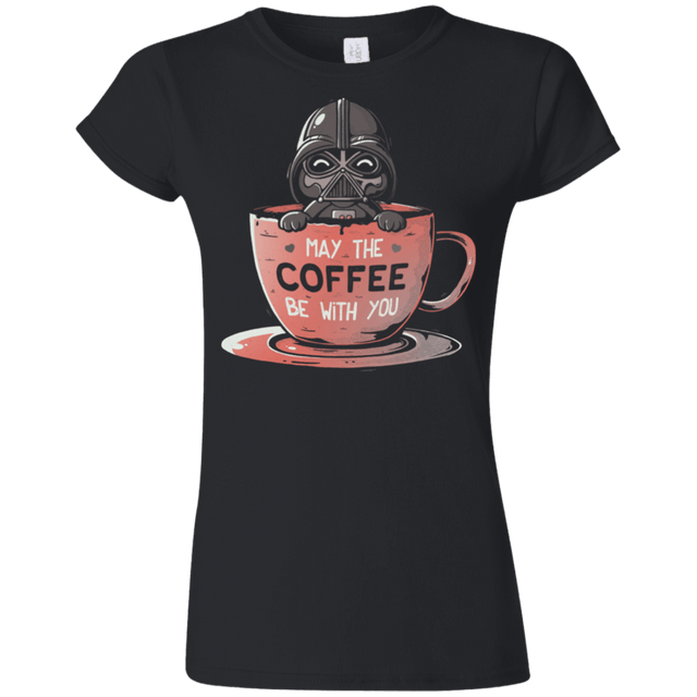 T-Shirts Black / S May The Coffee Be With You Junior Slimmer-Fit T-Shirt