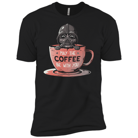 T-Shirts Black / X-Small May The Coffee Be With You Men's Premium T-Shirt