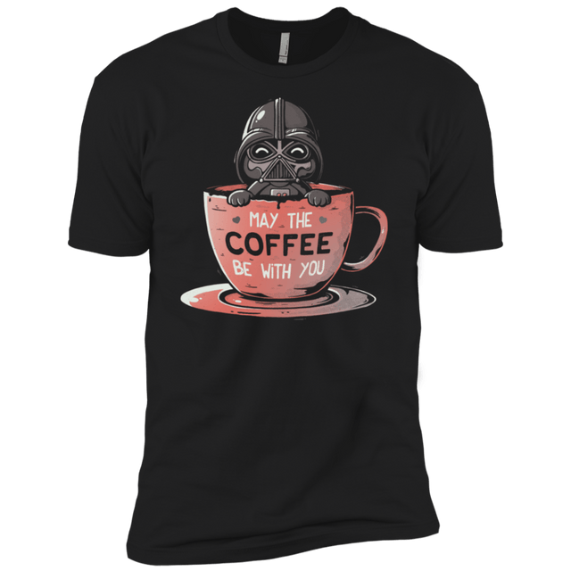 T-Shirts Black / X-Small May The Coffee Be With You Men's Premium T-Shirt