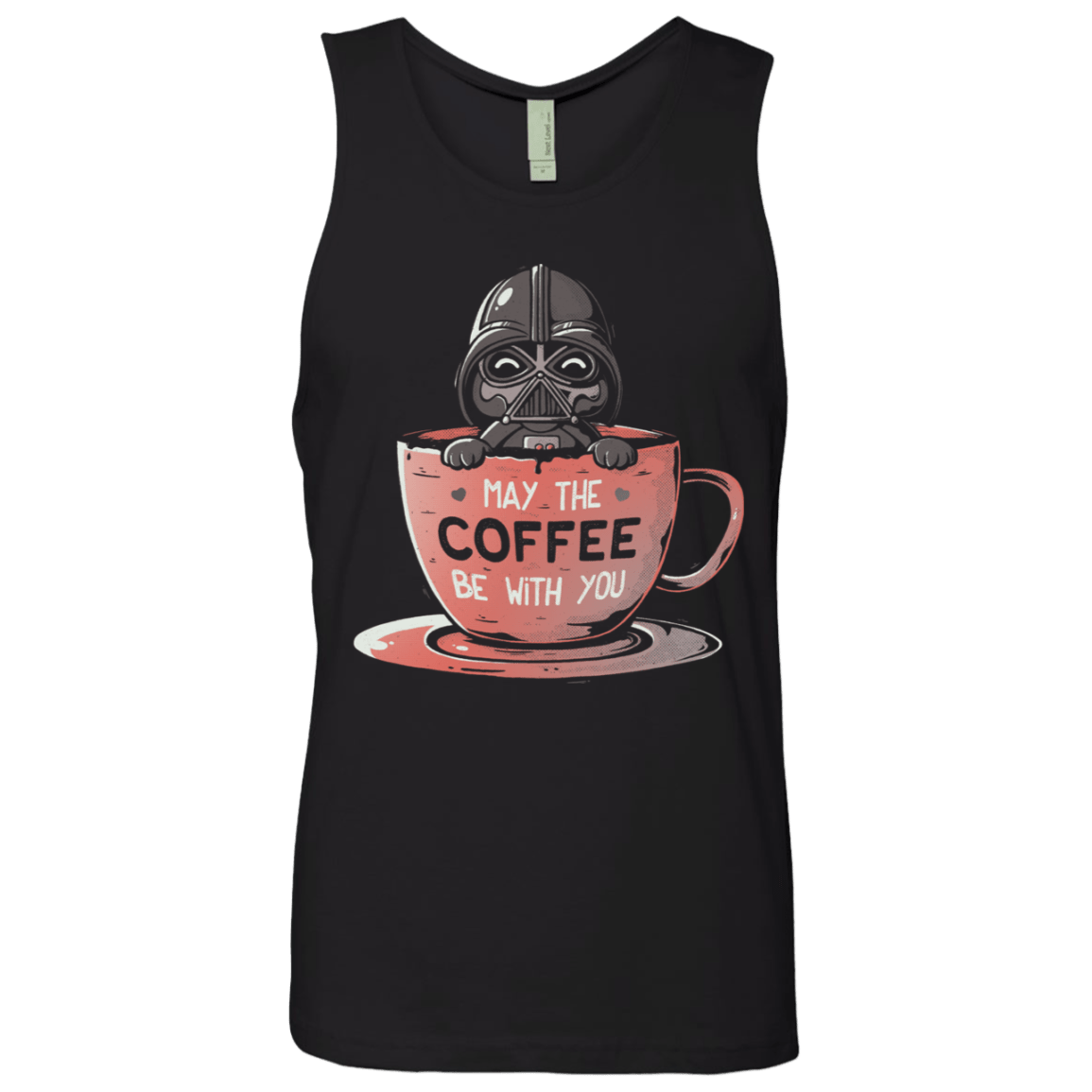 T-Shirts Black / S May The Coffee Be With You Men's Premium Tank Top