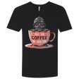 T-Shirts Black / X-Small May The Coffee Be With You Men's Premium V-Neck