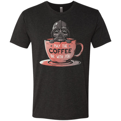T-Shirts Vintage Black / S May The Coffee Be With You Men's Triblend T-Shirt
