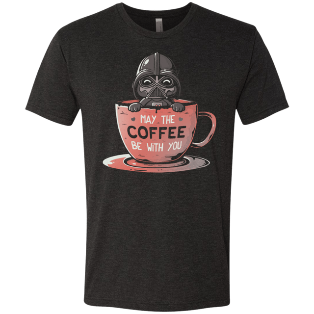T-Shirts Vintage Black / S May The Coffee Be With You Men's Triblend T-Shirt