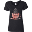 T-Shirts Black / S May The Coffee Be With You Women's V-Neck T-Shirt