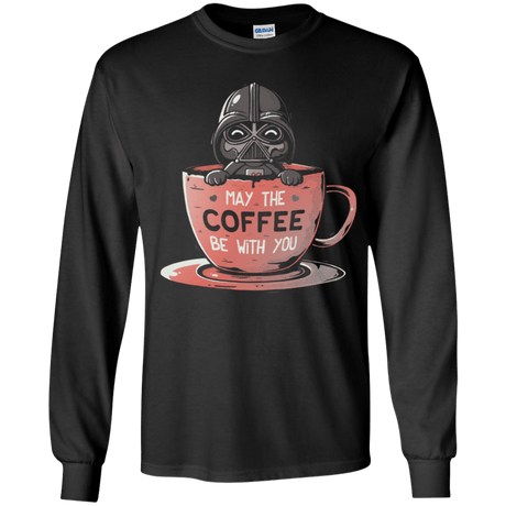 T-Shirts Black / YS May The Coffee Be With You Youth Long Sleeve T-Shirt