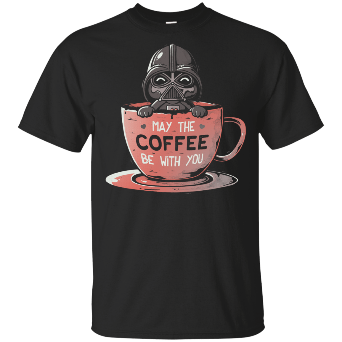 T-Shirts Black / YXS May The Coffee Be With You Youth T-Shirt