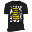 T-Shirts Black / X-Small May The Force Be With You Men's Premium T-Shirt