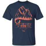 T-Shirts Navy / S May The Forest Be With You Mountains T-Shirt