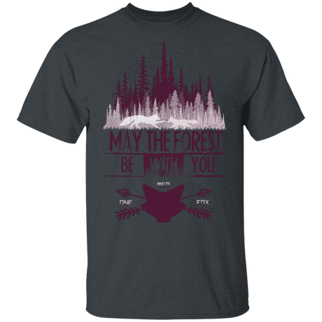 T-Shirts Dark Heather / S May The Forest Be With You T-Shirt