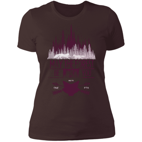 T-Shirts Dark Chocolate / S May The Forest Be With You Women's Premium T-Shirt