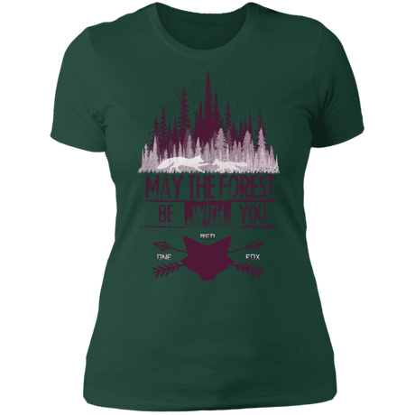 T-Shirts Forest Green / S May The Forest Be With You Women's Premium T-Shirt