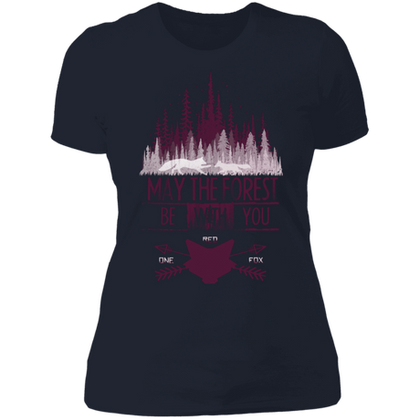 T-Shirts Midnight Navy / S May The Forest Be With You Women's Premium T-Shirt