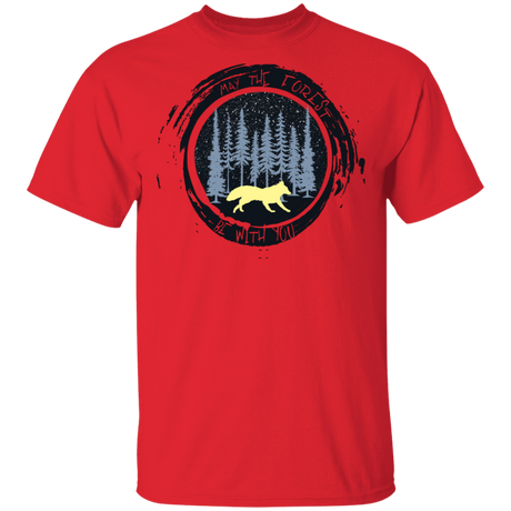 T-Shirts Red / S May The Forest Force Be With You T-Shirt