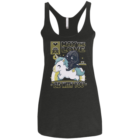T-Shirts Vintage Black / X-Small May the Love Women's Triblend Racerback Tank