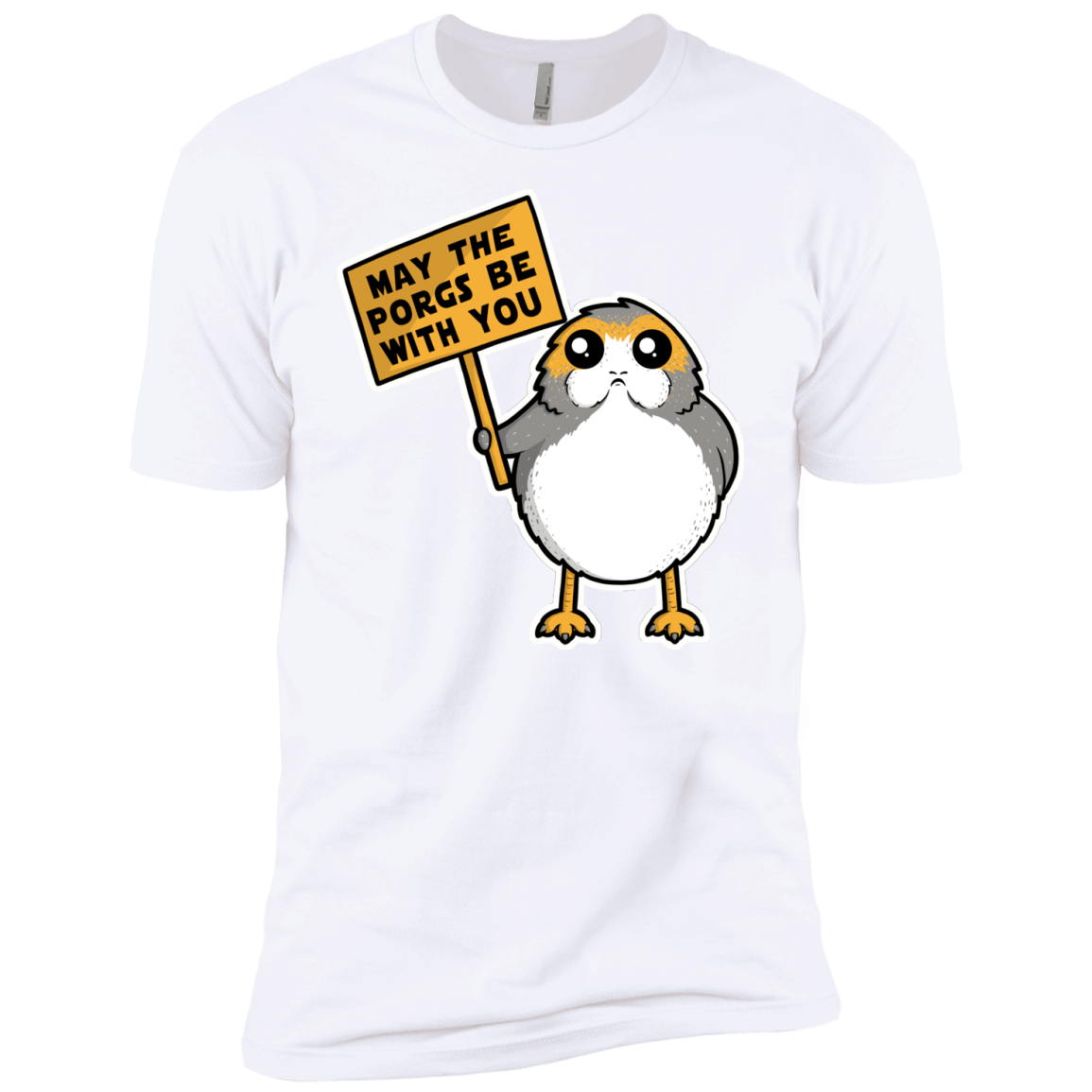 T-Shirts White / YXS May The Porgs Be With You Boys Premium T-Shirt
