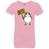 T-Shirts Light Pink / YXS May The Porgs Be With You Girls Premium T-Shirt