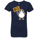 T-Shirts Midnight Navy / YXS May The Porgs Be With You Girls Premium T-Shirt