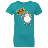 T-Shirts Tahiti Blue / YXS May The Porgs Be With You Girls Premium T-Shirt